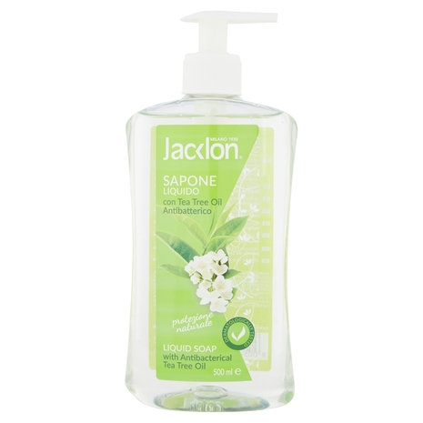 Jacklon Sapone Liquido con Tea Tree Oil Antibatterico 500 ml